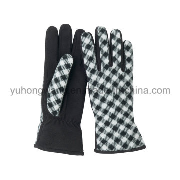 Lady Warm Single Layer Polar Fleece Gants / mitaines imprimés